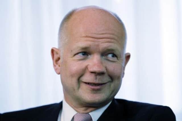 William Hague. Picture: AP
