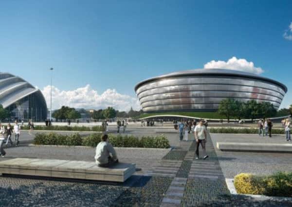 An artist's impression of the Glasgow Hydro, due to open in late September. Picture: PA