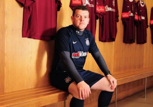 Linlithgow Rose manager Mark Bradley, who started his playing career at Hearts, right, is targeting a double. Picture: Joey Kelly