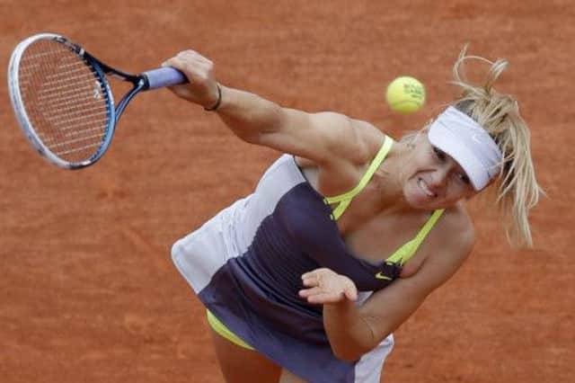 Maria Sharapova was victorious over China's Zheng Jie at Roland Garros yesterday. Picture: AP