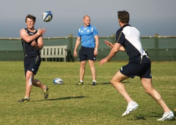 Scotland's Peter Horne trains with the national side in South Africa. Picture: SNS