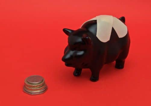 Scottish insolvency rates at 0.03 per cent for five months in a row. Picture: Craig Stephen