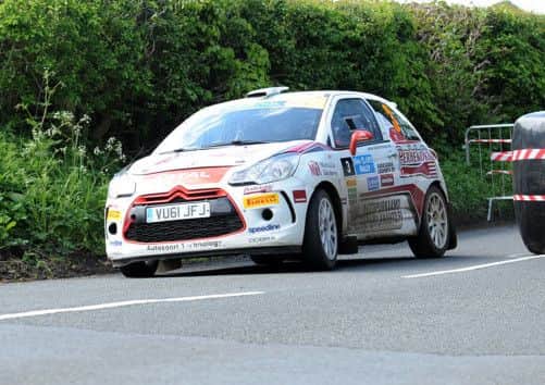 Finish driver Jukka Korhonen and co-driver Marko Salminen on their way to victory. Picture by: Kimberley Powell