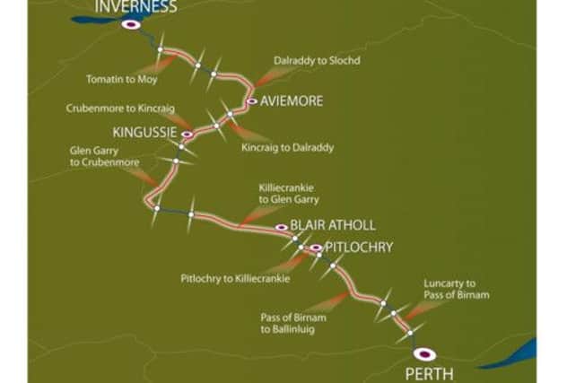 The plans for dualling the A9. Picture: Transport Scotland/Complimentary