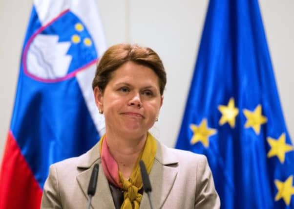 Prime minister Alenka Bratusek has been forced to come up with a package to avert a bail-out for the struggling country. Picture: AFP/Getty Images