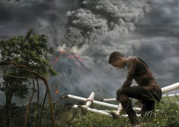 Kitai Raige (Jaden Smith) must battle to survive on a hostile planet in the terrible After Earth. Picture: complimentary