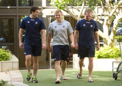 Alex Dunbar, Pat MacArthur and Greig Tonks all start against Samoa. Picture: SNS