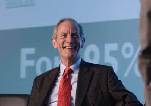 Outgoing chairman Tim Melville-Ross welcomed plan. Picture: Comp