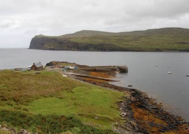 Meanish pier on Skye. Picture: © John Allan, licensed for reuse under Creative Commons Licence (geograph.org.uk/profile/3863)