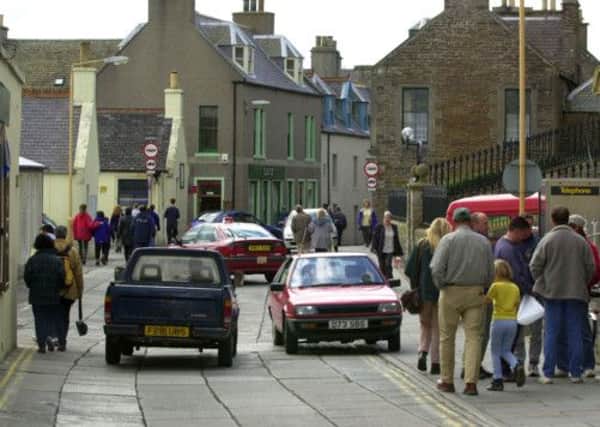 The telegraph pole previously sat in Stromness, Orkney. Picture: TSPL