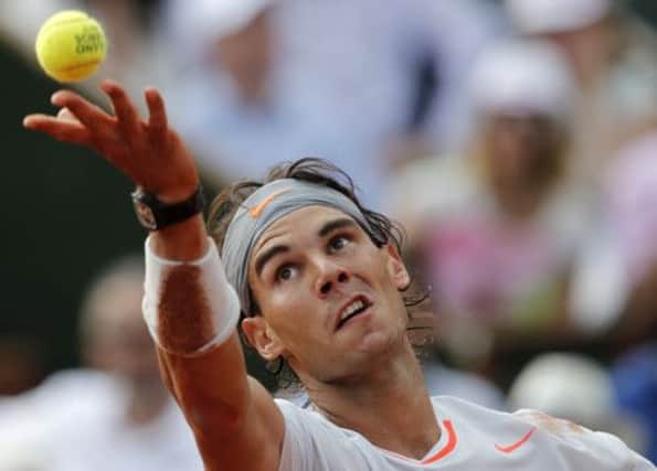Rafael Nadal wasted little time disposing of Stanislas Wawrinka in straight sets. Picture: AP