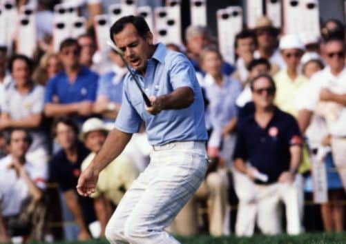 David Graham rues a missed putt. Picture: Getty