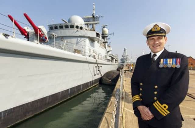 Commander Nick Borbon, the final commanding officer of HMS Edinburgh. Picture: PA