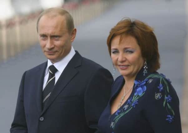Russian Prime Minister Vladimir Putin and his wife Lyudmila. Picture: Getty