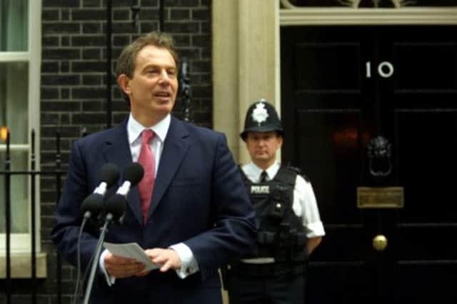 On this day in 2001 Tony Blair became the first Labour leader to secure two full terms as prime minister. Picture: Getty