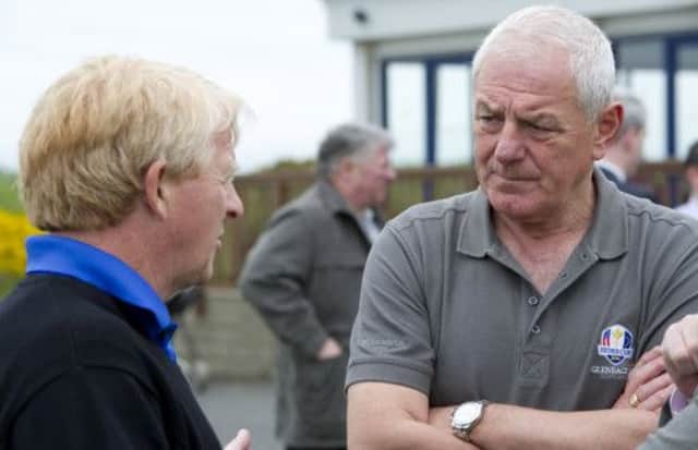 Newly appointed Rangers chairman Walter Smith (right). Picture: SNS