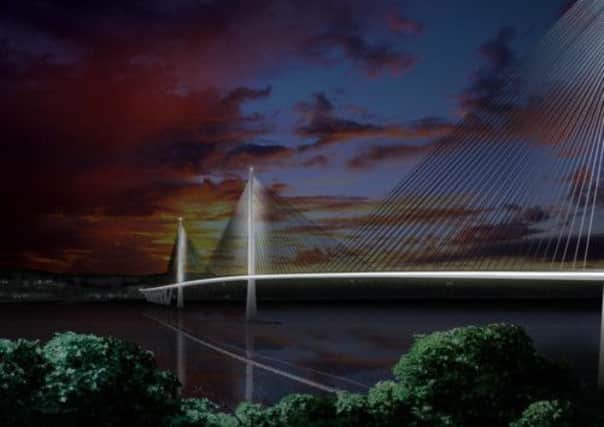 An artist's impression of the Forth crossing. Picture: Comp