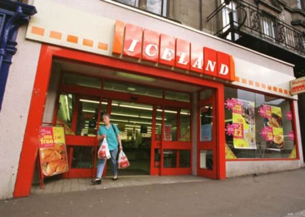 File photo of an Iceland store on Edinburgh's Easter Road. Picture: TSPL