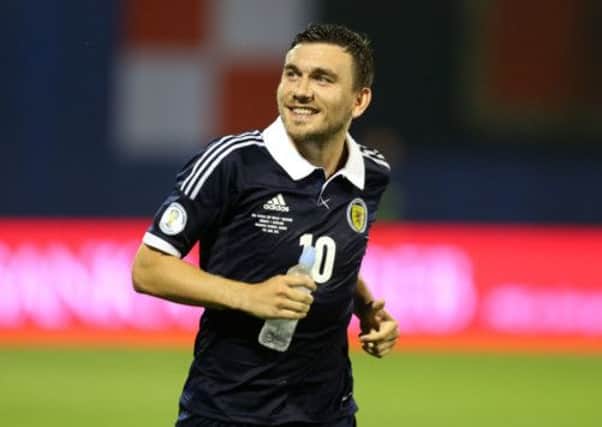 Robert Snodgrass scored Scotland's winner against Croatia. Picture: PA