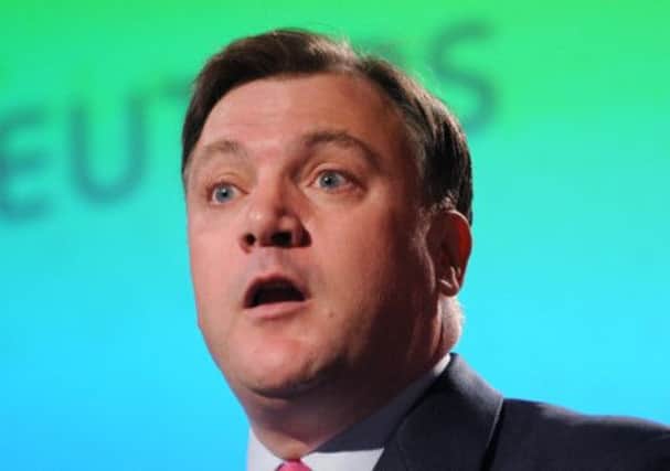 Shadow Chancellor of the Exchequer Ed Balls. Picture: PA