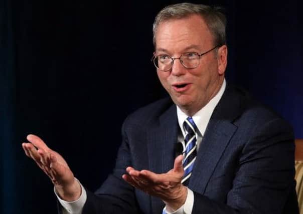 Attending the meeting was Eric Schmidt, executive chairman of Google Inc. Picture: Getty