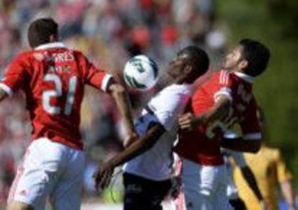 Celtic taget Amido Balde (centre). Picture: Getty