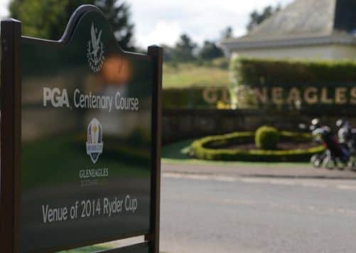 Gleneagles Centenary Course will host the 2014 Ryder Cup. Picture: Neil Hanna