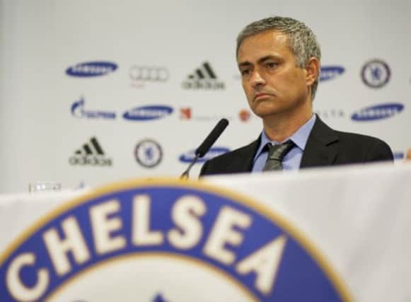 Jose Mourinho said he was the 'Happy One' after returning to Stamford Bridge. Picture: Getty