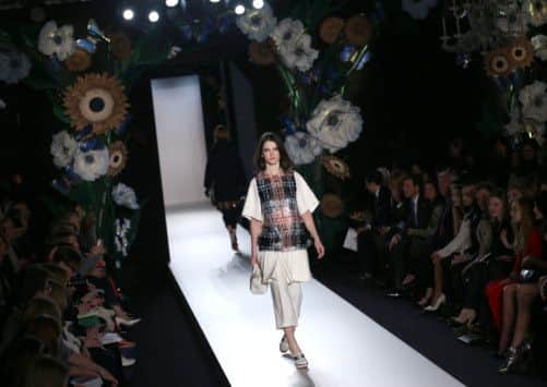 Emma Hill is leaving after five years as the creative force behind Mulberry's growth. Pictured is a creation from Mulberry's A/W collection 2013. Picture: Getty Images