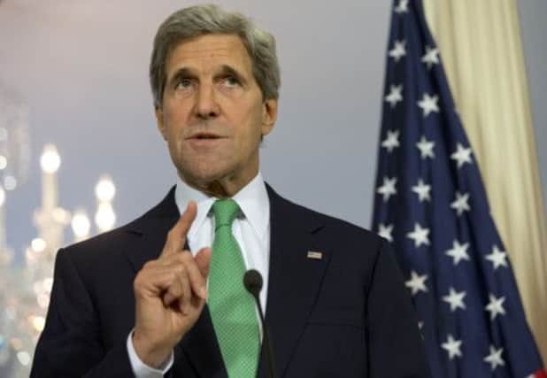 John Kerry: Put off planned trip to Israel. Picture: AP