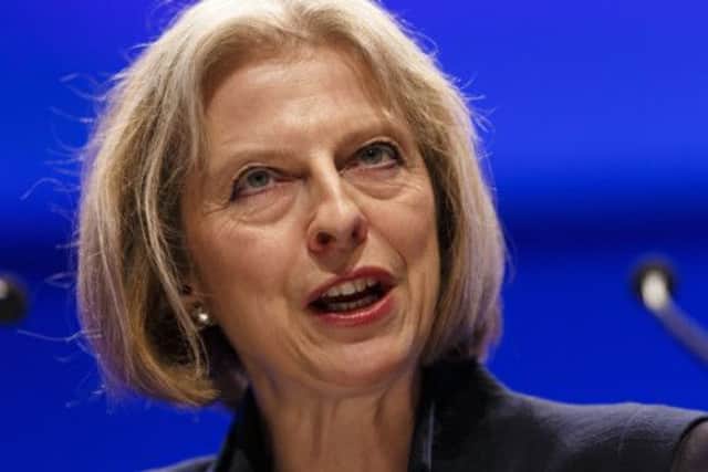 Home Secretary Theresa May has previously warned of Anglo-Scottish Border controls. Picture: PA