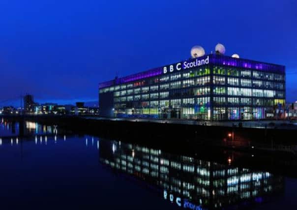 The BBC's Scottish headquarters at Glasgow's Pacific Quay. Picture: Ian Rutherford