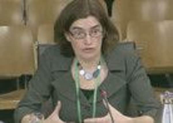 Dr Nicola McEwen gives evidence to the Scottish Parliament. Picture: Contributed