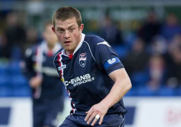 Richard Brittain in action for Ross County in April. Picture: SNS