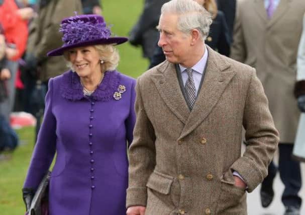 Charles and Camilla will visit the Borders today. Picture: Getty