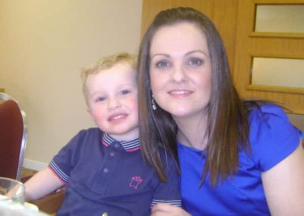 Teacher Aislinn Gallanagh underwent surgery to remove her breast cancer when her son  was 15 months of age. Picture: complimentary