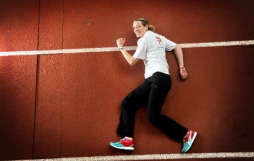 Olympian Eilidh Child says shes in her best shape ever and is now more confident running against the worlds best. Picture: Jane Barlow
