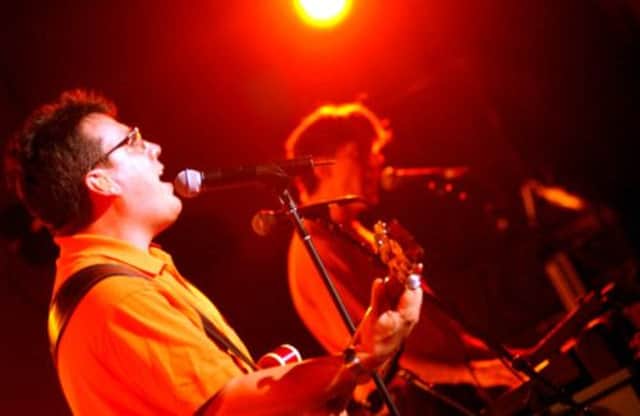 John Flansburgh, left, and John Linnell of They Might Be Giants. Picture: AP