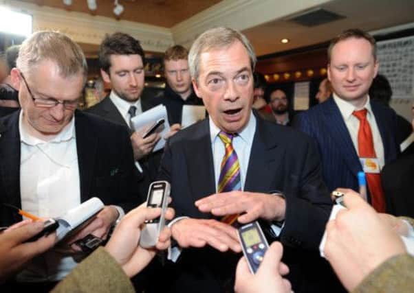 Ukip leader Nigel Farage has confirmed he will return to Scotland. Picture: Jane Barlow