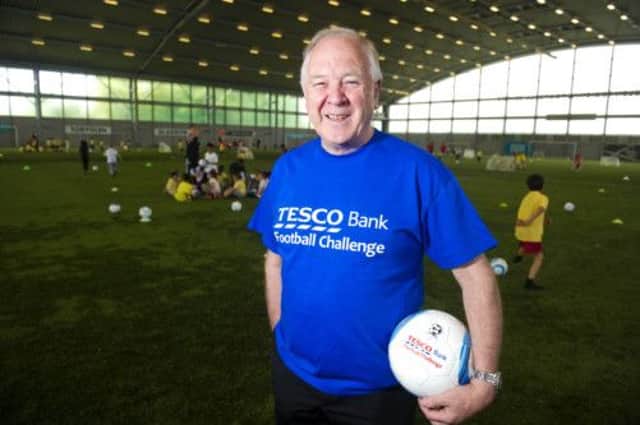 Craig Brown promotes Tesco Banks Football Challenge at the Toryglen complex in Glasgow. Picture: SNS