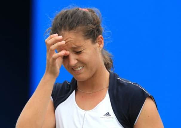 Laura Robson: Secondserve woe. Picture: PA