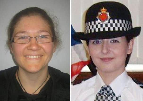 Pc Fiona Bone (left) and Pc Nicola Hughes, who were killed by Cregan. Picture: PA