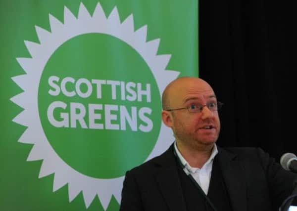 Scottish Greens leader Patrick Harvie MSP. Picture: Robert Perry