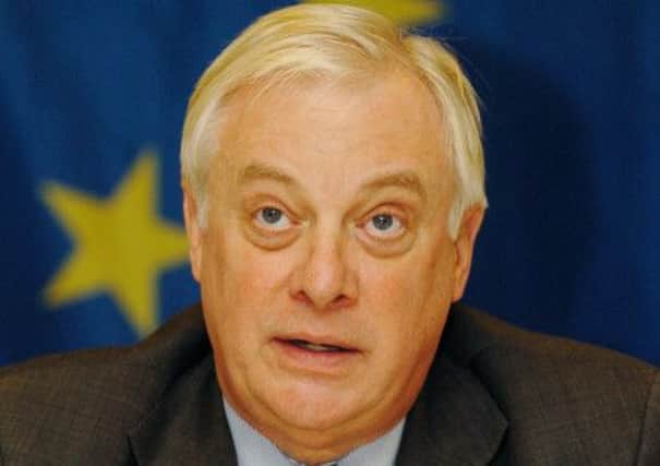 Chris Patten: Warned of 'political suicide' for Tory party over EU. Picture: AP