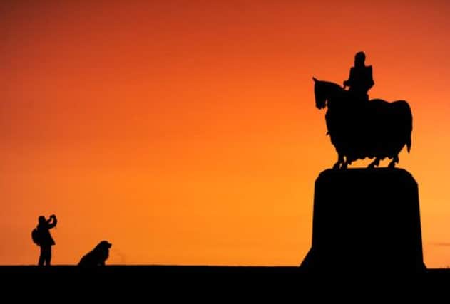 Robert The Bruce led his army to victory in the battle in 1314. Picture: Ian Rutherford
