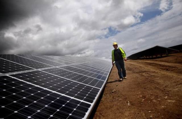 Solar farms have been established in Truro, above, and soon could be coming to Scotland. Picture: Getty