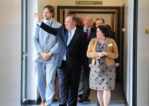 First Minister Alex Salmond officialy opened the hospital today. Picture: Ian Rutherford