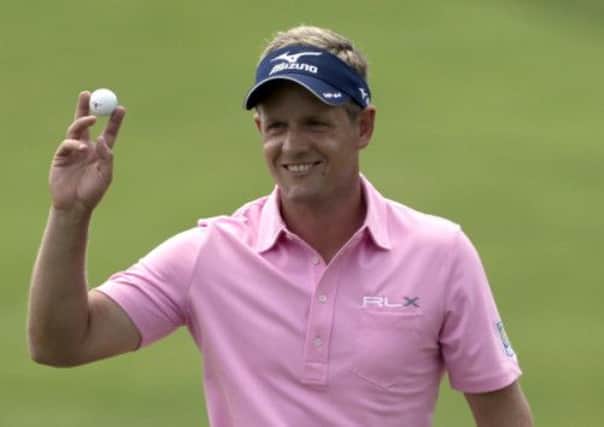 Luke Donald was satisfied to remain in contention for the US Open title. Picture: AP