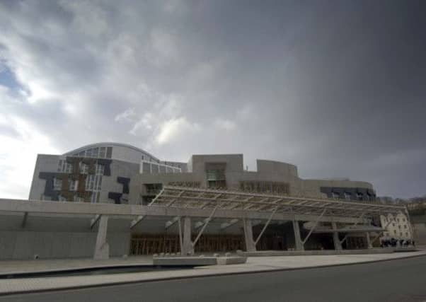 The Scottish Parliament. Picture: TSPL