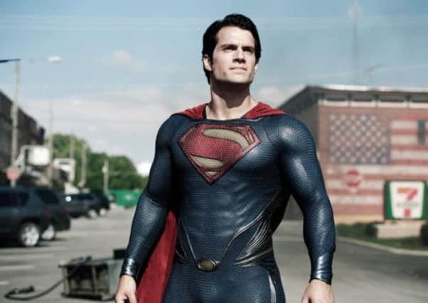 Man Of Steel with Henry Cavill as Superman. Picture: PA